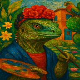 Frida serpent des fleurs